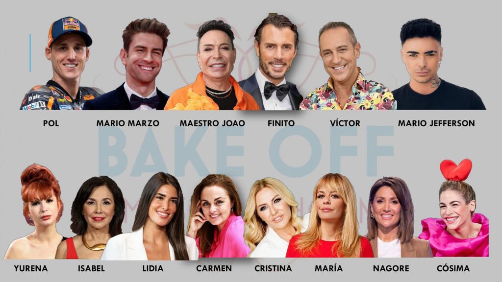 RTVE confirma a los nuevos participantes de ‘Bake off: famosos al horno’