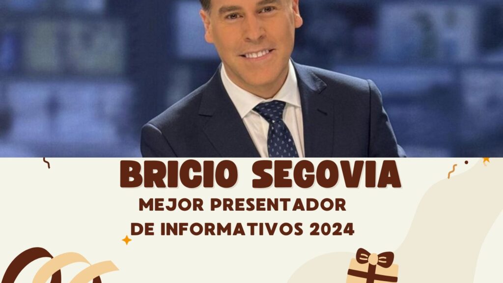 Resultados Encuesta YD: Bricio Segovia (El Matinal de Telecinco), Mejor Presentador de Informativos de 2024