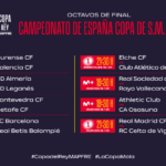 La 1 emitirá la próxima semana dos cruces de los octavos de la Copa del Rey