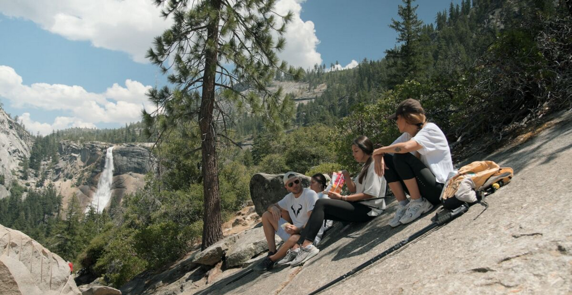 Joaquín y su familia visitan el Parque Nacional de Yosemite