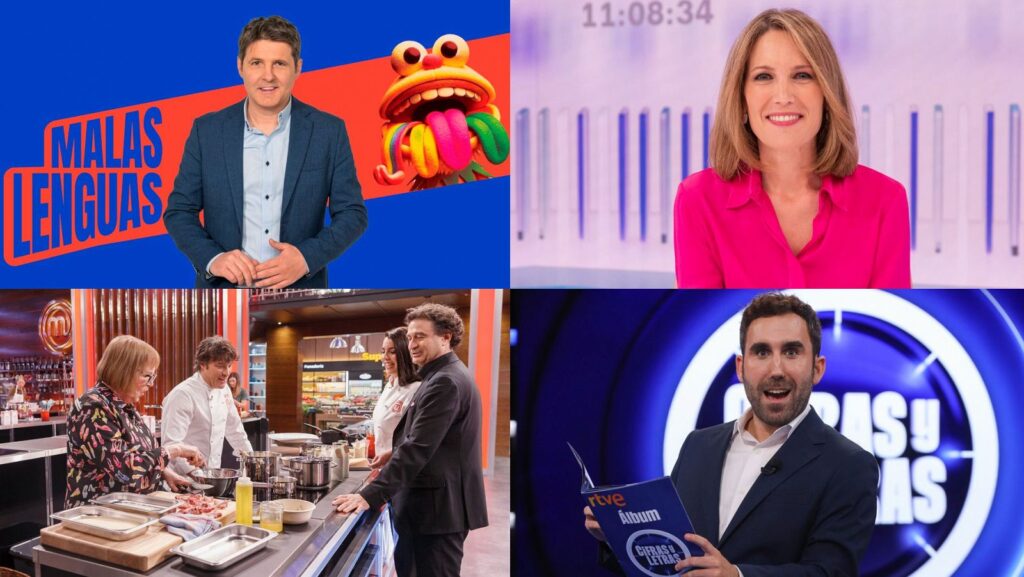 La 1 lidera con su oferta de actualidad y entretenimiento