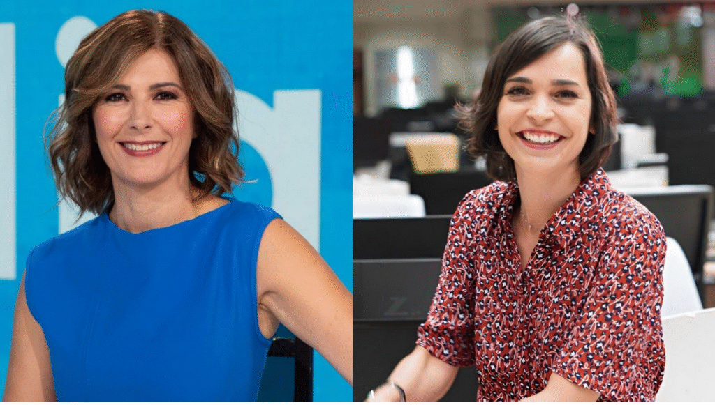 Lara Siscar y Ángela García Romero, corresponsales de TVE en Lisboa y Nueva York