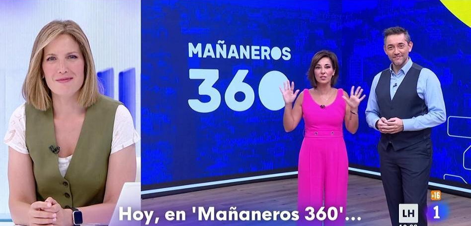‘La Hora de La 1’ y ‘Mañaneros 360’ se imponen en la banda informativa de las mañanas de La 1