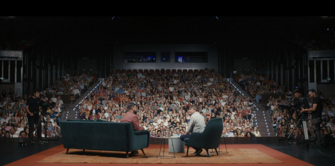 Jordi Évole entrevista a Manu Sánchez en Sevilla