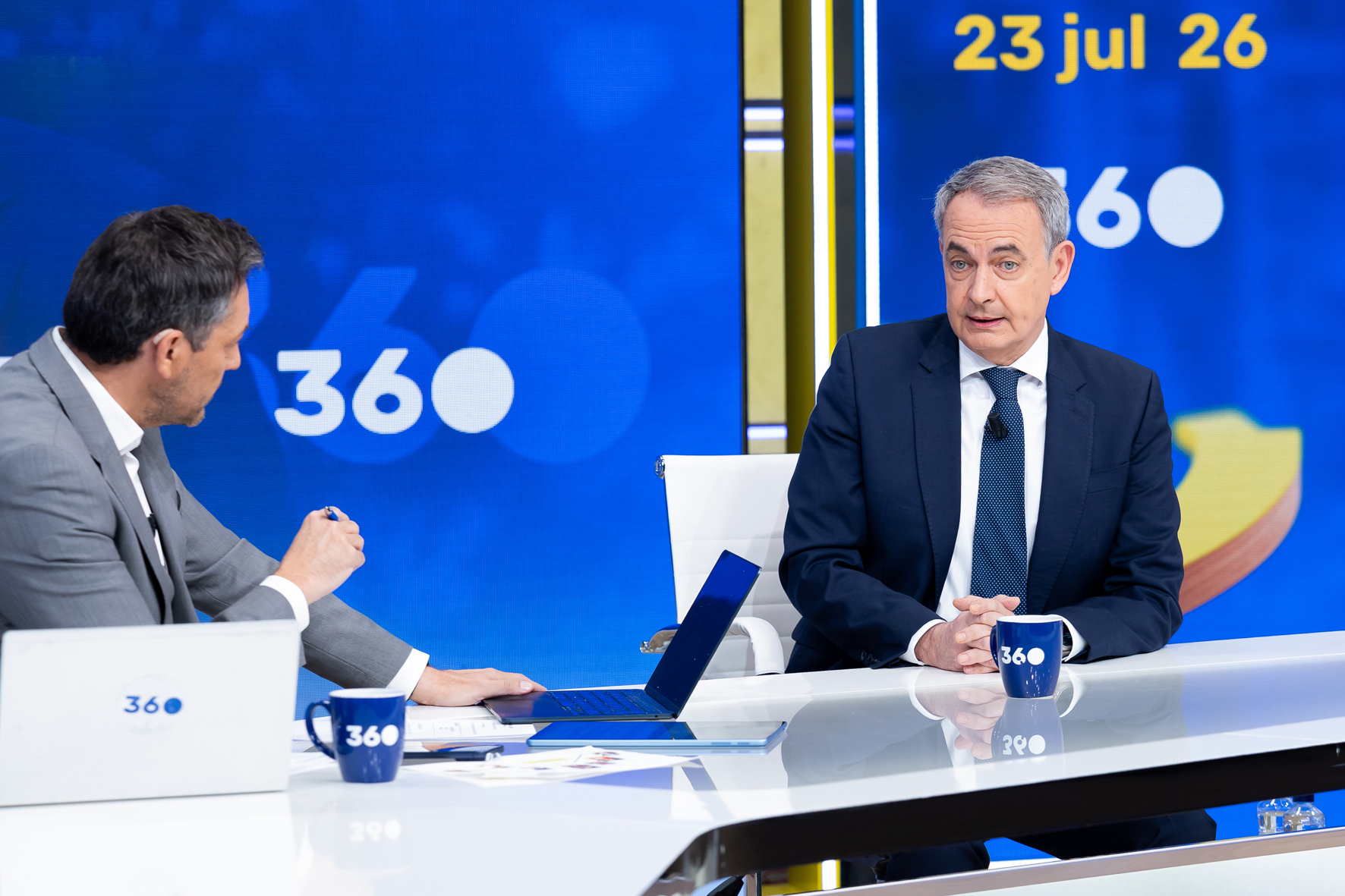 La primera entrevista a José Luis Rodríguez Zapatero fue vista por casi un millón de espectadores