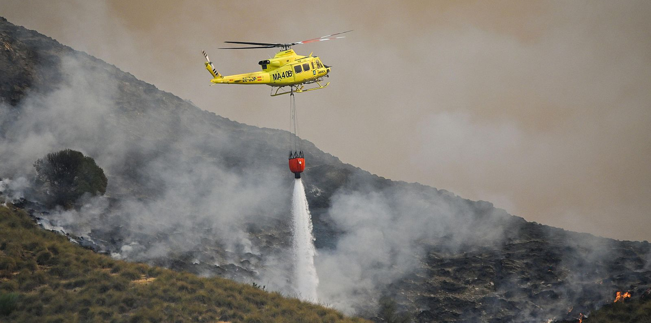 RTVE realiza un amplio despliegue informativo para ofrecer la última hora del incendio de Los Gallardos